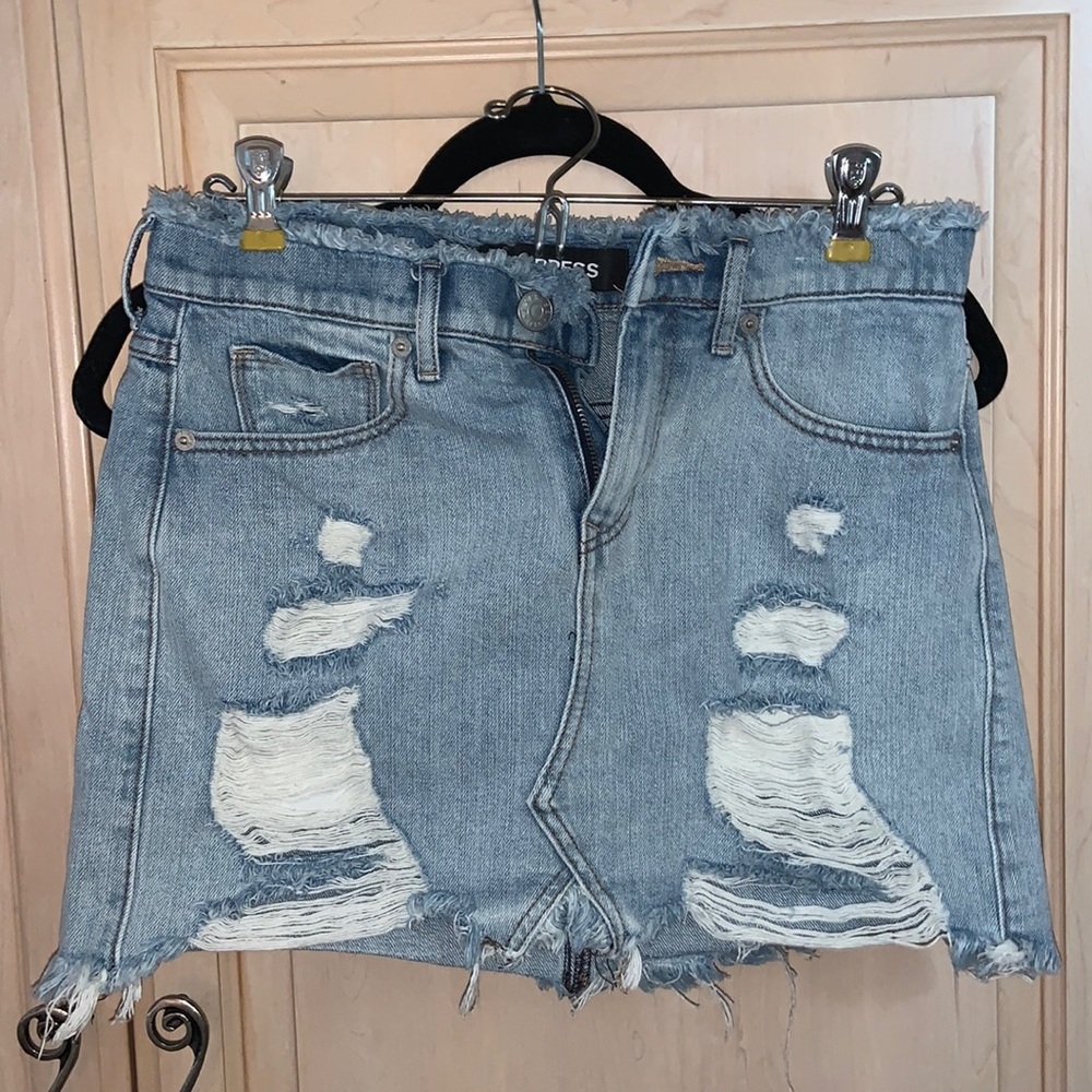 Express Jean Skirt